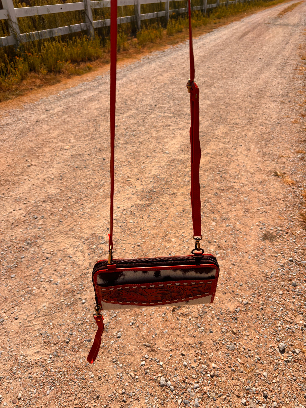 Leather clutch wallet