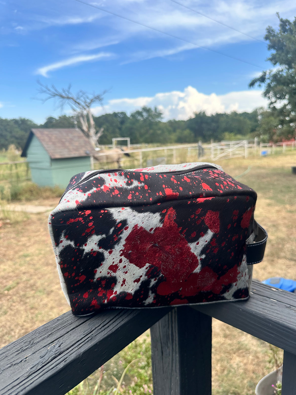 Acid Stain Toiletry/Makeup bag