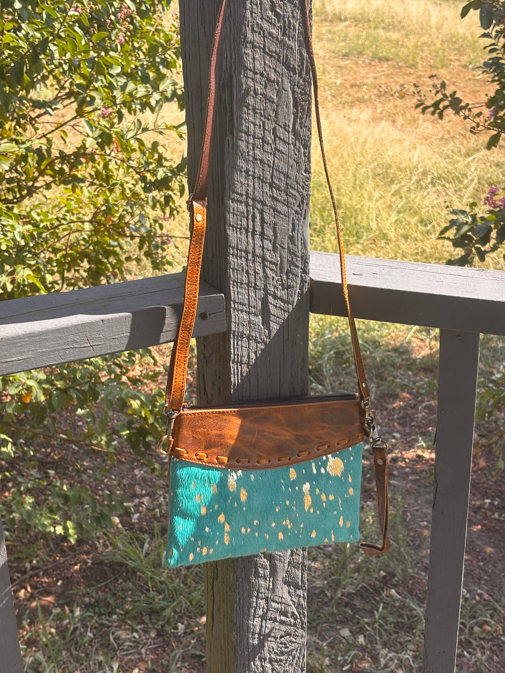 Small Acid Stain wristlet/crossbody