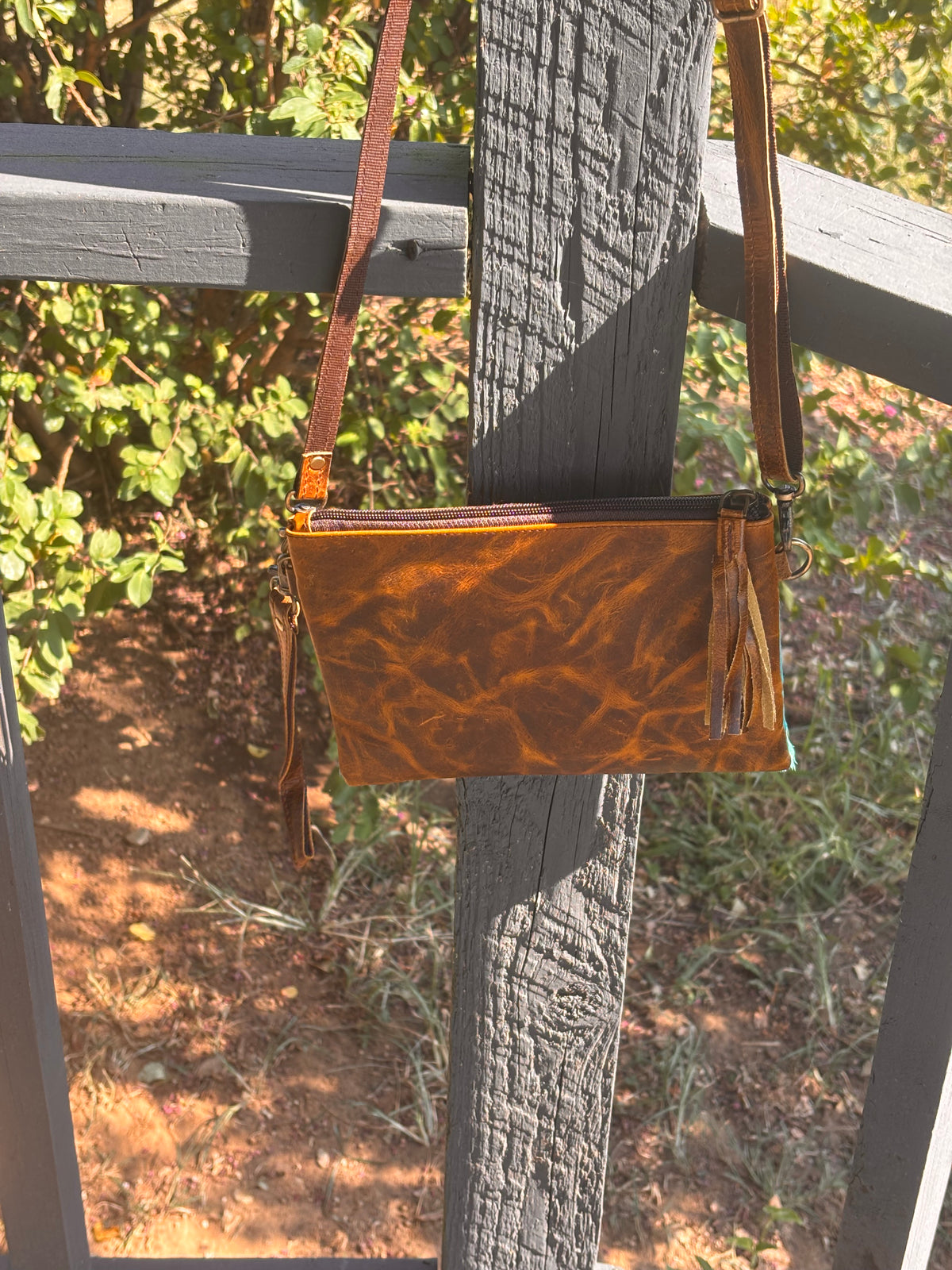 Small Acid Stain wristlet/crossbody