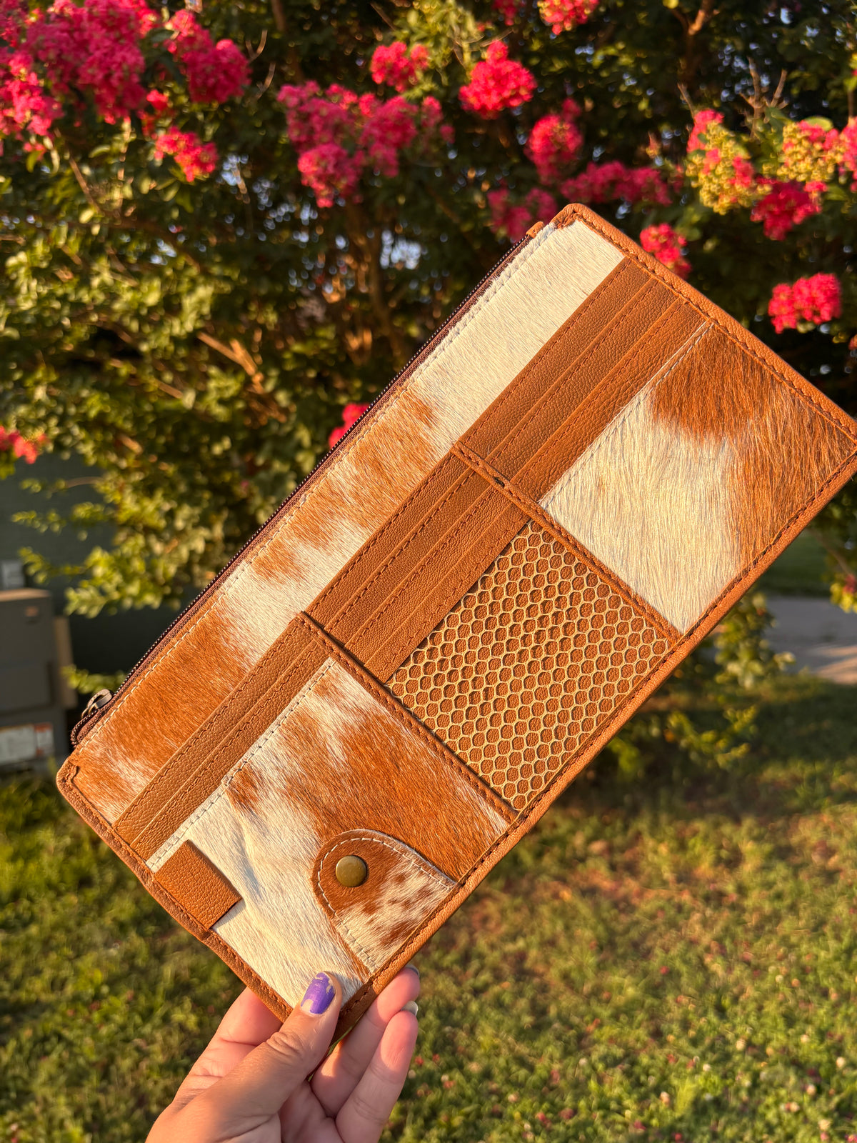 Leather & Cowhide Visor Organizer