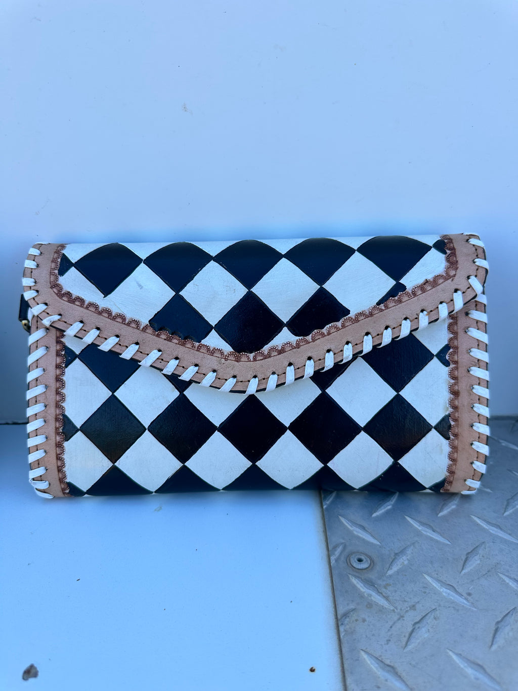 Checkered Clutch
